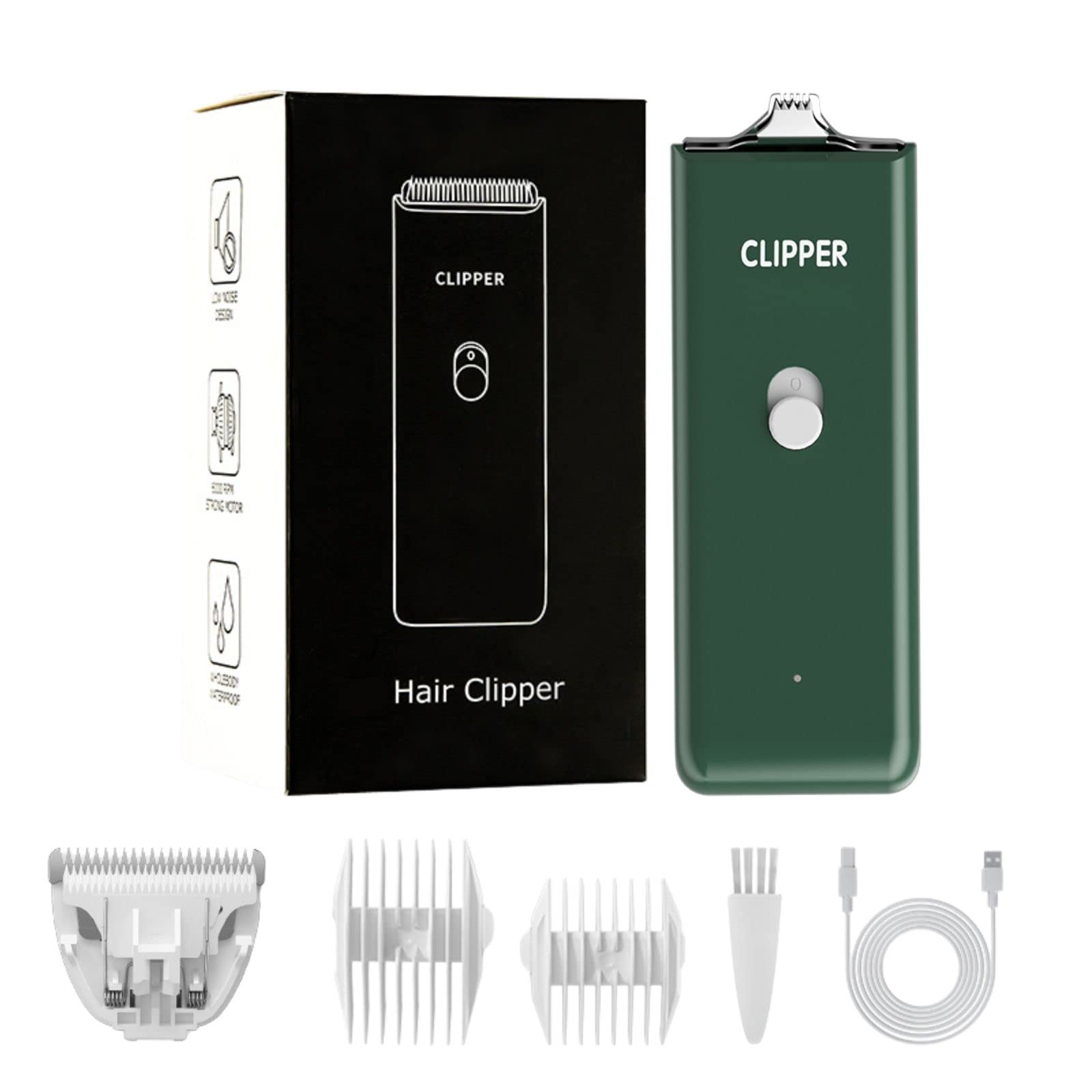 Photo 1 of Dog Cat Home Hair Waterproof Clipper Portable Electric USB Rechargeable Pet Grooming Tools Low Noise Shaver Cordless Trimmer for Small and Large Pets