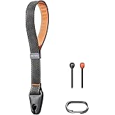 PGYTECH Camera Wrist Strap for Photographers Adjustable Quick Release Camera Hand Strap for Sony, Nikon, Canon, Gopro (Dark Grey)