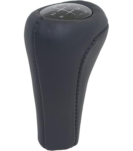 BMW Schaltknauf 5-Gang - Schwarz Kunstleder Mit Löchern | Für E46 E90 E60 X1 X3 X5