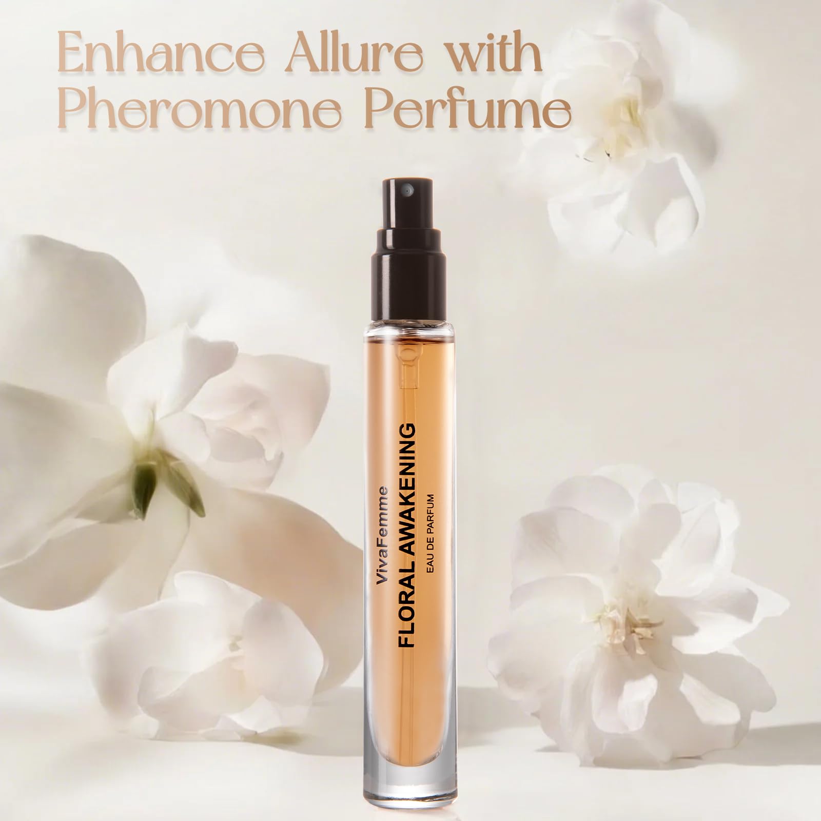 VivaFemme Floral Eau de Parfum Spray for Women Long Lasting Fragrance Travel Size Spray Perfect for Any Occasion Pheromones Perfumes Floral Perfumes for Women