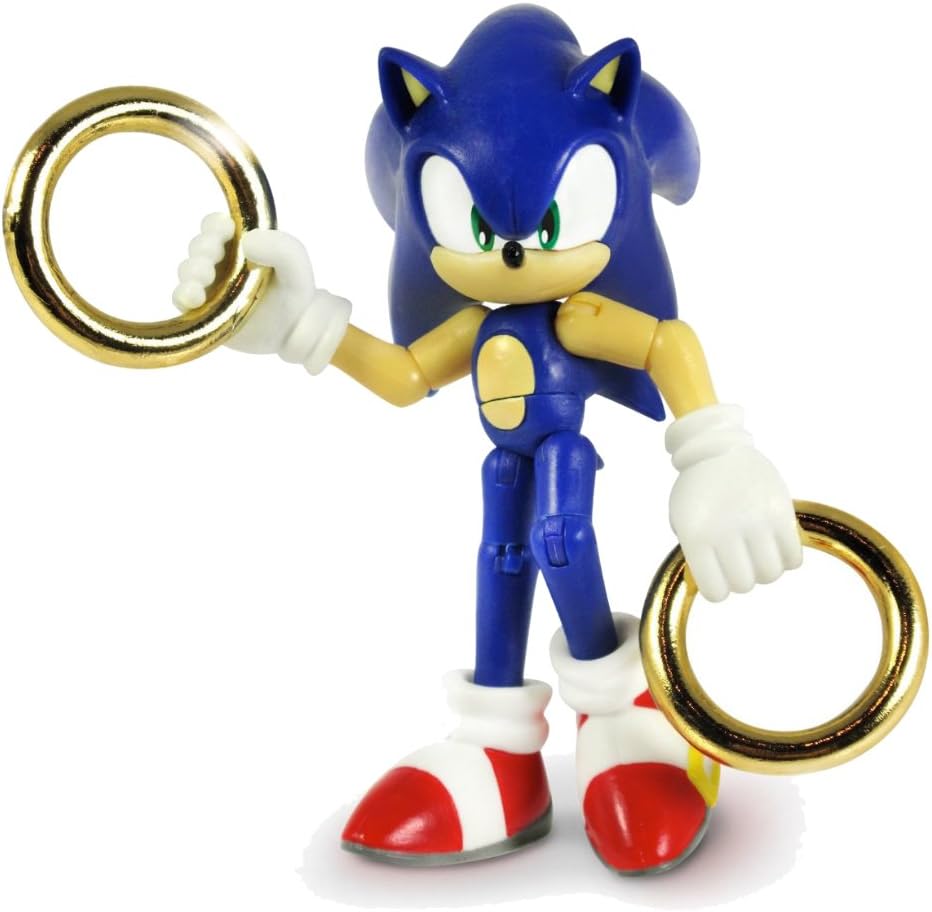Sonic The Hedgehog SONIC3INCH 3Inch Sonic & Gold Rings Action Figure