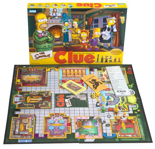 Simpsons Clue Detective Game