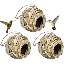 Nid de colibri tissé à la main pour extérieur, patio, jardin ...
