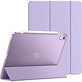 JETech Case for iPad Air 11-Inch M3/M2 (2025/2024), iPad Air 5/4 (2022/2020 5th/4th Generation 10.9-Inch), Slim Stand Hard Back Shell Cover with Auto Wake/Sleep (Light Purple)