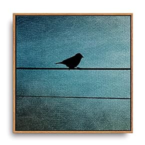 Framed Canvas Wall Art for Living Room, Bedroom Artistic Birds Canvas Prints for Modern Home Decoration Ready to Hang - 16"x16" inches