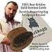 Best Beard Grooming Kit From ThorSkegg Man-Sized 14” x 14” Grey Bamboo Washcloths Best At-Home Hot Towel Treatment 100% Natural Boar Bristle Hair Brush Bamboo Wooden Comb For All Beard Styles - Grey