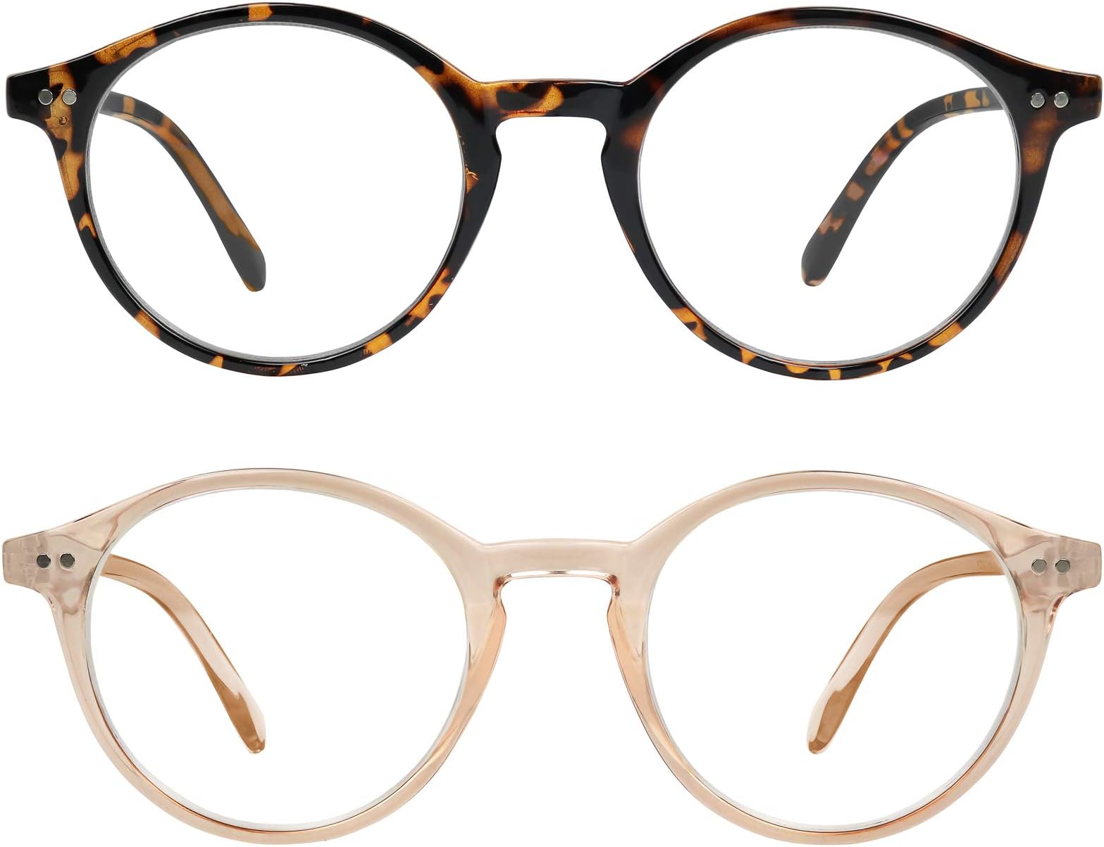 Blue Light Blocking Glasses Men Women Computer Anti Eyestrain Glasses Round Frame Blue Light Blocker Eyeglasses