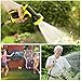 XBUTY New Version Garden Hose,50FT Expandable Water Hose 9 Patern Spray Nozzle,High Pressure Extra Strength Fabric Double Latex Core 3/4 Solid Brass Fittings with Carrying Bag