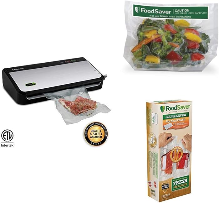 FoodSaver FM2435 Vacuum Sealer with Bonus Handheld Sealer/Meal Prep Kit