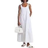 Michael Kors Women's Stretch Cotton Tiered Dress