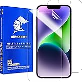 ArmorSuit 2 Pack for iPhone 14 / iPhone 13/13 Pro Screen Protector Case Friendly MilitaryShield HD Clear Film - Made in the U