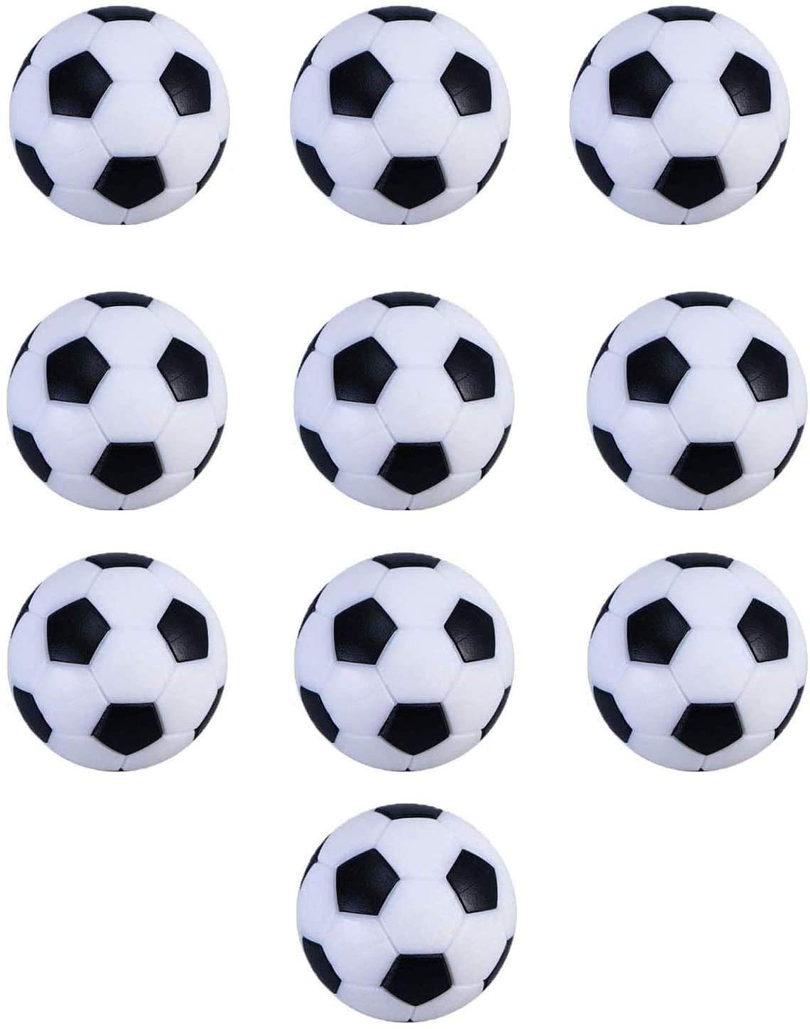 Istloho 10 PCS Table Soccer Football Balls Accessories Replacements Mini Balls for kids & adults birthday party favours, party bag fillers, 32mm