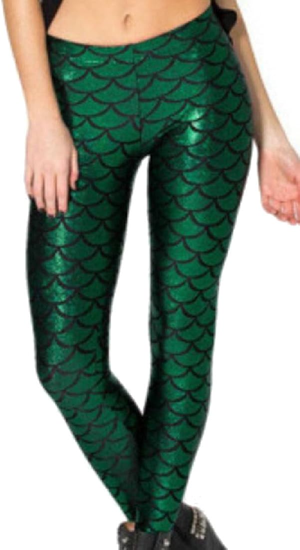 mermaid running tights