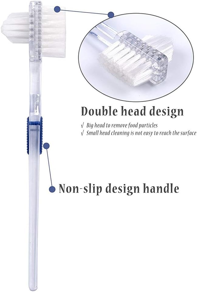 Bearals Denture Box, Denture Cup, Denture Case with Brush, Denture Bath Cleaning Soaking Cup with Strainer, Mouth Guard Night Gum Retainer Container (Pink): Health & Personal Care