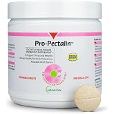 Vetoquinol Pro-Pectalin Chewable Probiotic for Pets, 60 Count | Chewable Probiotic Supplement, For Dogs and Cats, Support the Digestive System, Supports Stool Firmness and Gut Flora