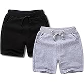RUKOSU Toddler Baby Boys Shorts Summer Solid Cotton Short for Kids Girls Childrens Sport Jogger Shorts Casual Pants