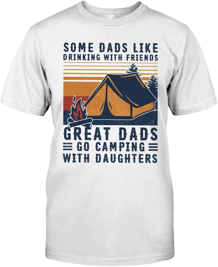 camping dad t shirt