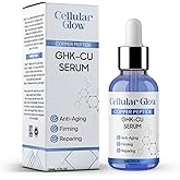 Copper Peptides Serum for Face – Firming, Rejuvenating, Collagen Enhancing – with GHK-Cu and Hyaluronic Acid – 1 Fl Oz