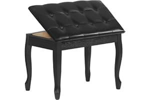XIDIHF 70CM Multifunctional Piano Bench with Storage – Comfortable Padded Seat & Hidden Compartment for Music Books and Acces