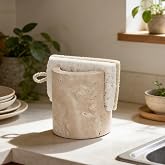 Natural Travertine Sponge Holder for Kitchen Sink w A Plant-Based Sponge | Fast Drying, Durable, Non-Rust, Compact, Sponge Ca