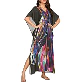 ALAZA Moo Moos for Women Kaftan Dresses Plus Size Women's Cover Ups For Swimwear Beach