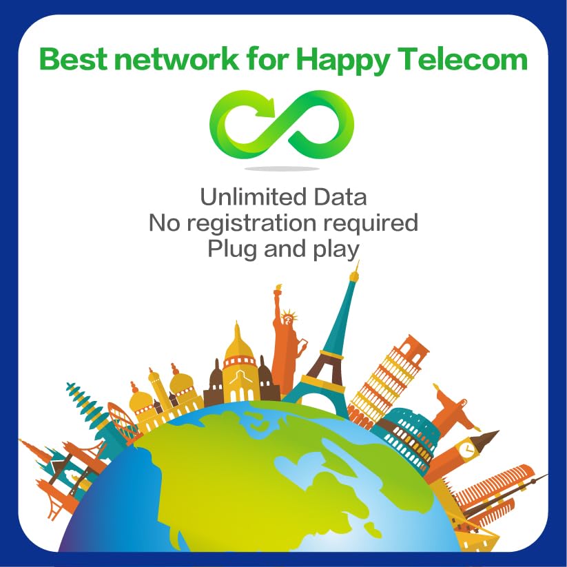 Happy 5G Vietnam 15 Days Unlimited Data Travel Sim Card | No Daily Limit | 8GB of 5G High-Speed Data | Easy Activation | No Registration