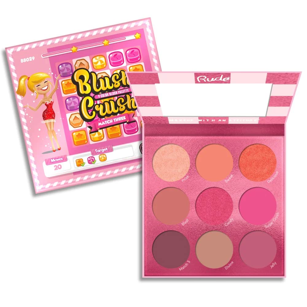 RUDE BLUSH CRUSH 9 Color Blush Palette