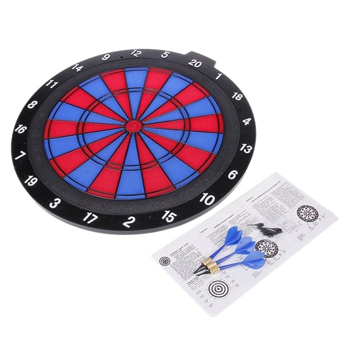 W.M DART Official 18" Softtip Diameter Dart Board Safety