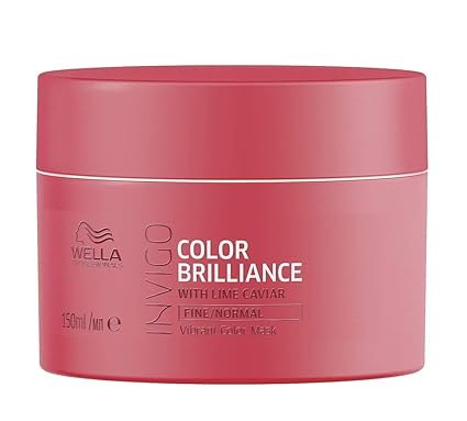 Wella Professionals Invigo Brilliance Vibrant Color Mask Fine/Normal - Für feines/normales Haar, 150 ml