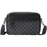 Men's Small Shoulder Bag,Multi Pocket Cross Body Bag,Messenger Bag,Durable Wear-resistant and Waterproof for Work and Travel.