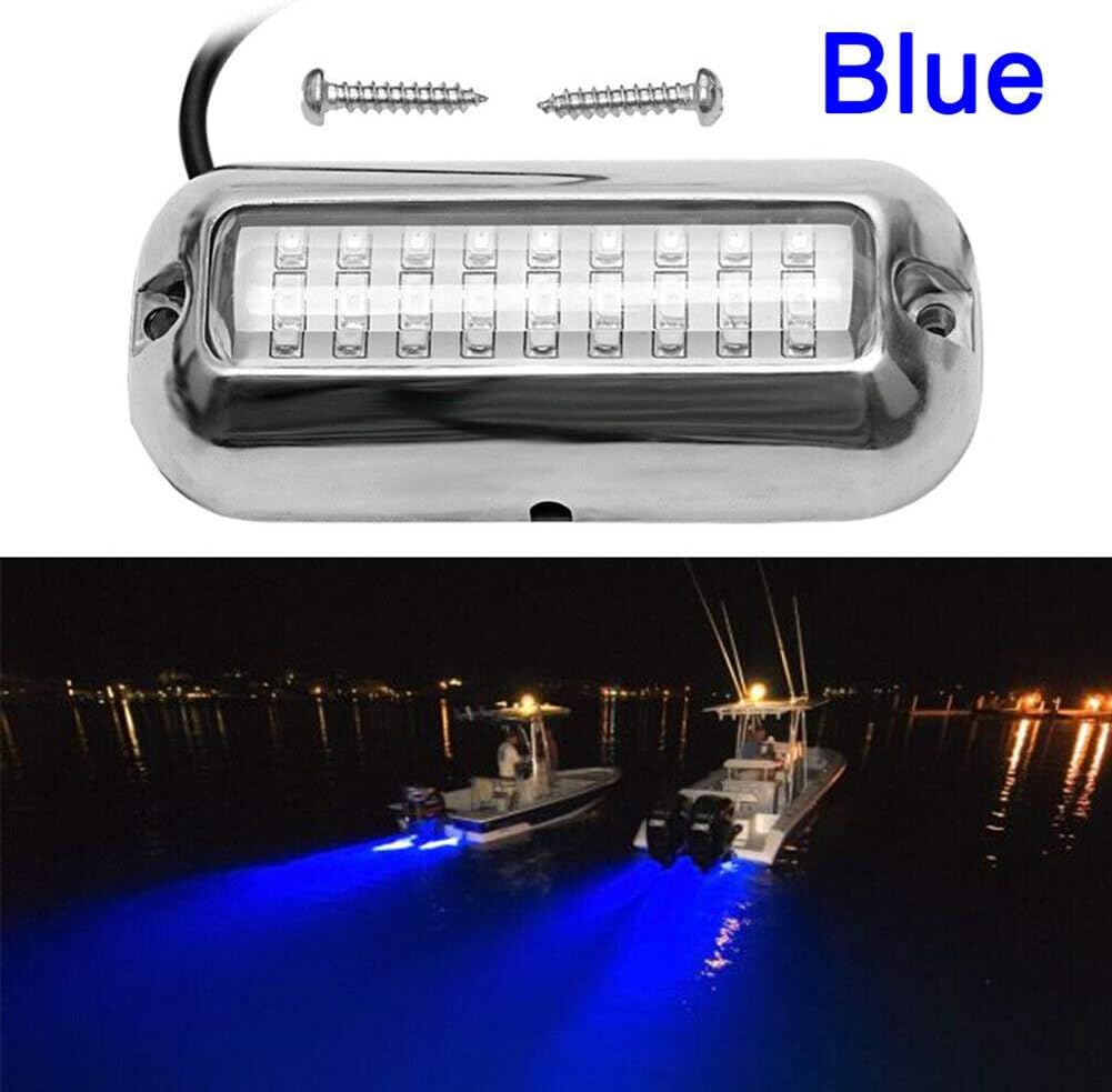 VOFONO Waterproof Ip68 Led Drain Plug Light Underwater Boat Lights