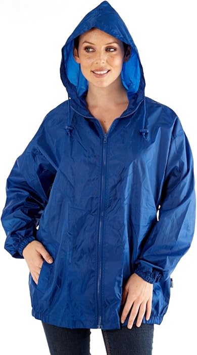 Waterproof jacket in a bag ladies Clearance