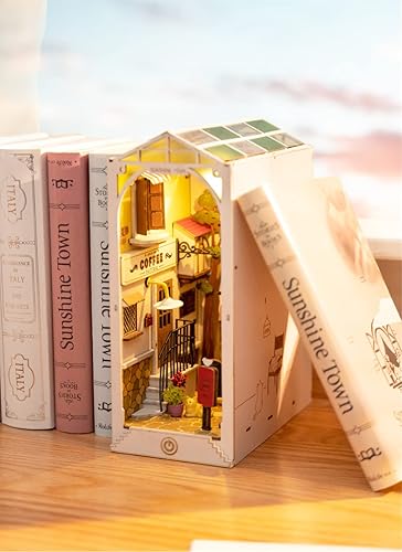 ROBOTIME Book Nook Kit DIY Miniature Dollhouse Booknook Kit 3D - Main Image