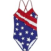 Zando One Piece Swimsuit Toddler Girls 2-10 Years - Sleeveless Cute Swimwear Quick Dry Bathing Suits Summer Beach Wear
