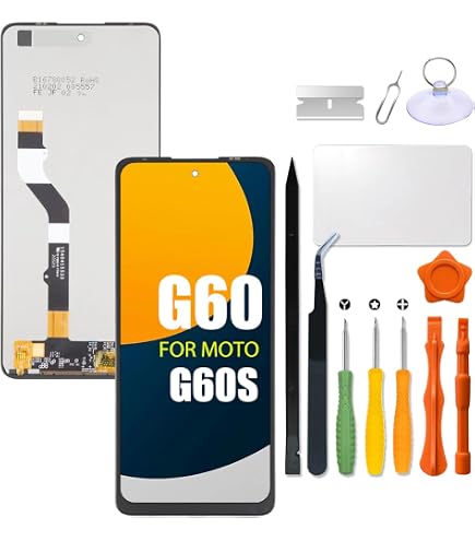 TOUCH SCREEN SCHERMO PER MOTOROLA MOTO G60 XT2135 / G60S XT2133 NERO VETRO LCD D TOUCH SCREEN SCHERMO PER MOTOROLA MOTO G60 XT2135 / G60S XT2133 NERO VETRO LCD D