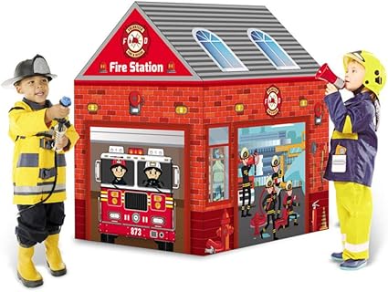 police and fire station toy
