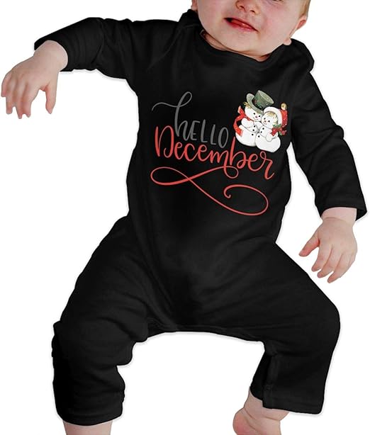 Amazon.com: Baby Boy Clothes Chritsmas Snowman Hello December Long