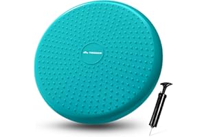 Trideer Wobble Cushion Core Balance Disc, Flexible Seating for Classroom Elementary, Wiggle Seat for Sensory Kids, Balance Pad with Inflation Pump
