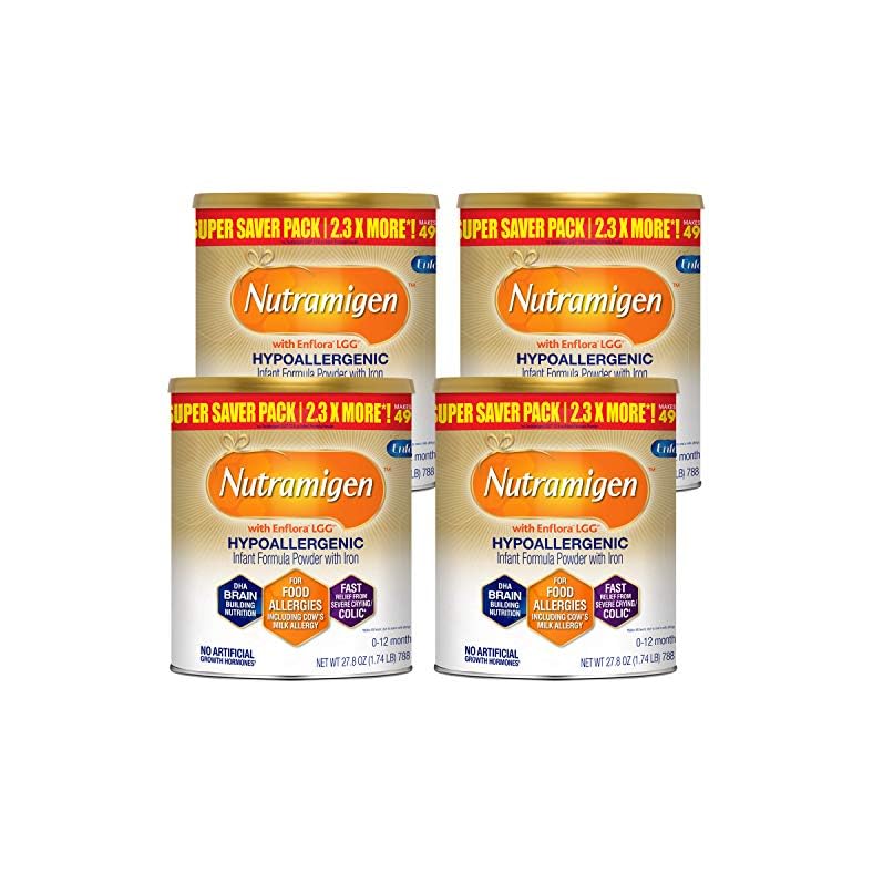 Enfamil Nutramigen Infant Formula, Hypoallergenic and Lactose Free Formula with Enflora LGG, Fast Relief from Severe…