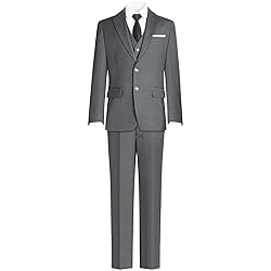 Marvelous World Suits Grey Slim Fit Size 6 Formal