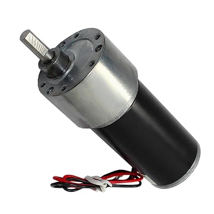 MagiDeal Hoch Drehmoment DC Getriebemotor Speed Reduction Gear Motor Getriebemotor - 12V 420RPM