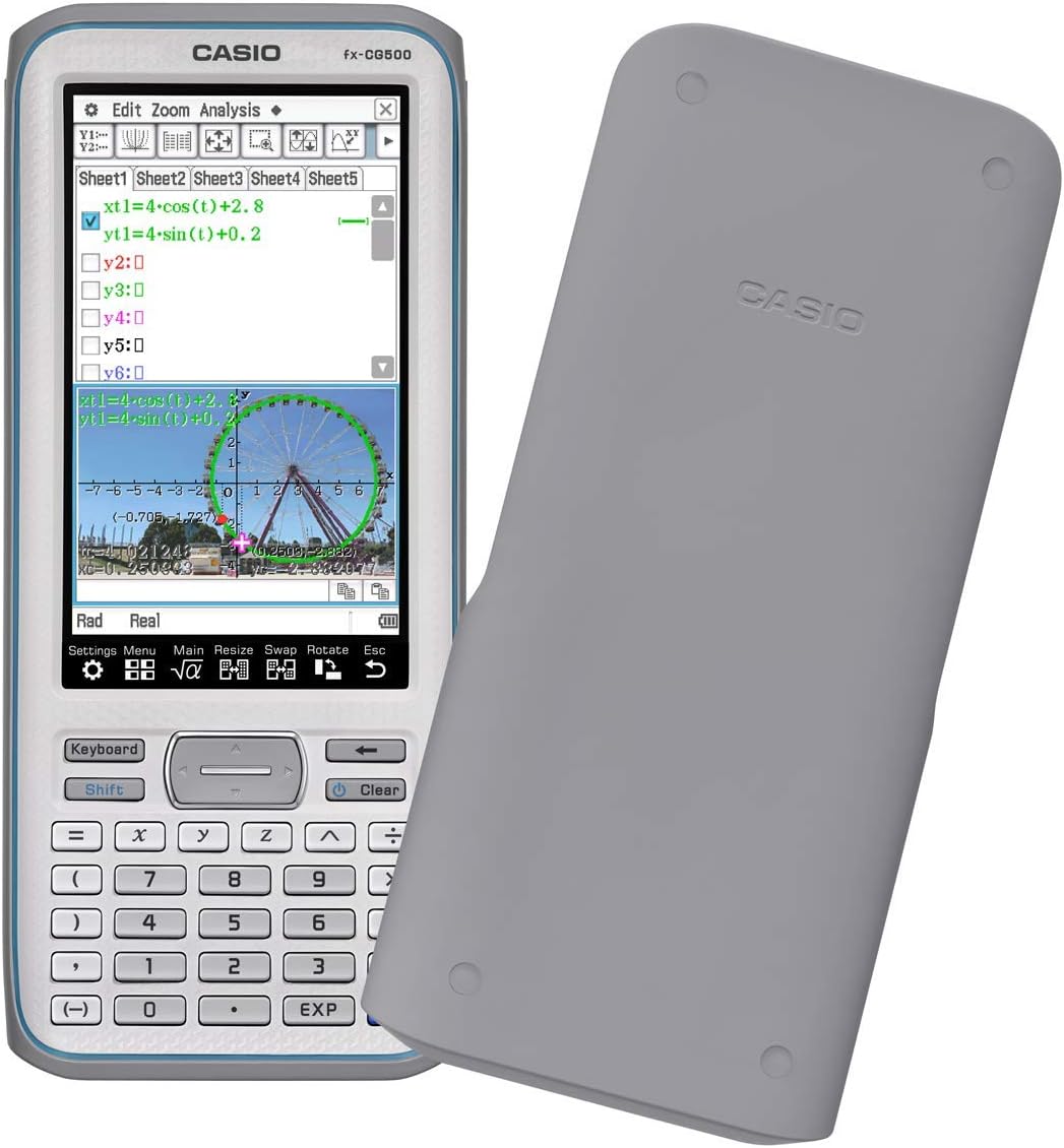 Amazon Com Casio Touchscreen Fx Cg500 Calculadora Grafica Con Stylus 4 8 Electronics