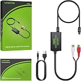 LiNKFOR 192kHz Optical to RCA Converter SPDIF to Analog DAC with Amplifier view 6