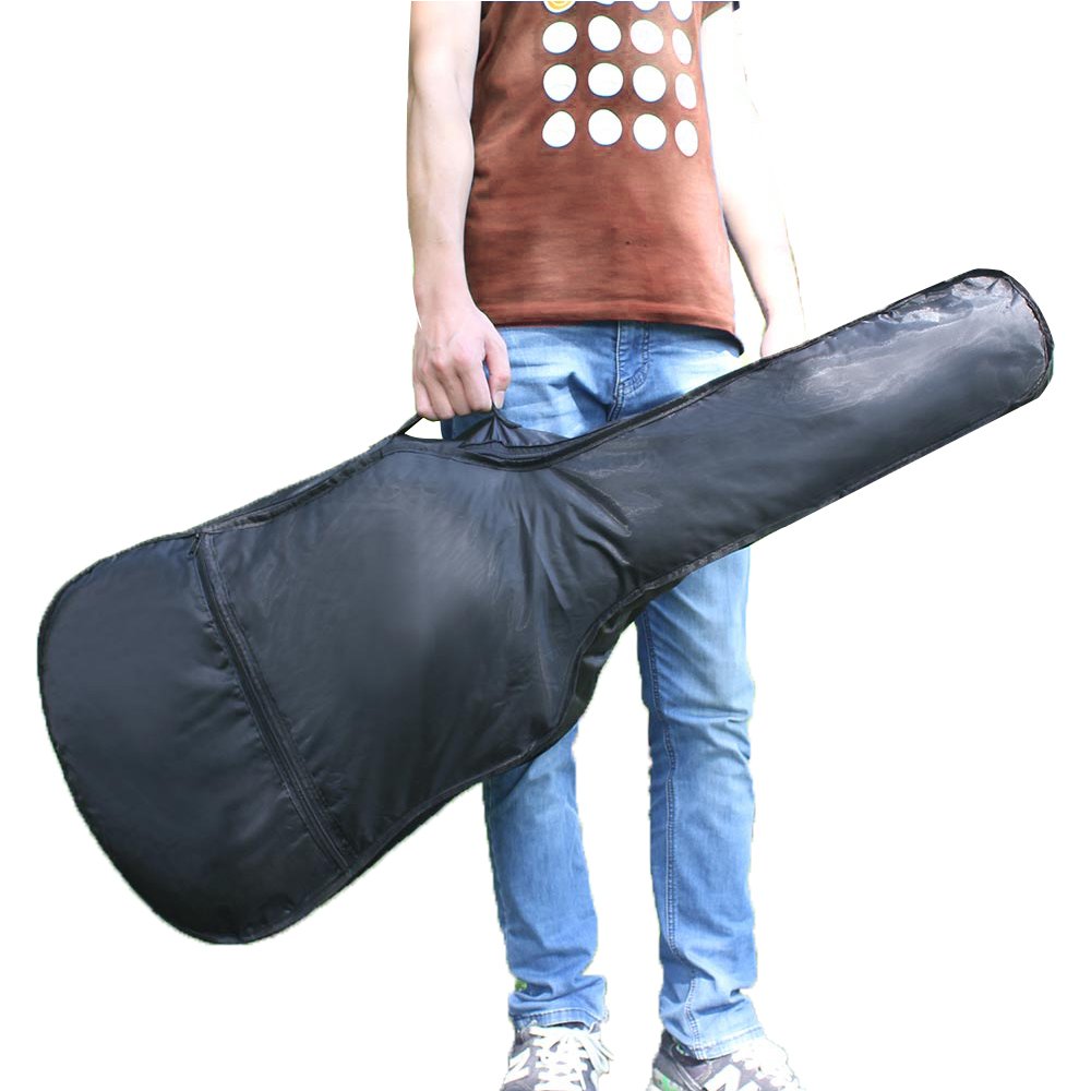 Housse De Guitare Oxford étanche - Pour Guitare Acoustique/électrique 40-41 Pouces - Bandoulière Ajustable - Poche Accessoires