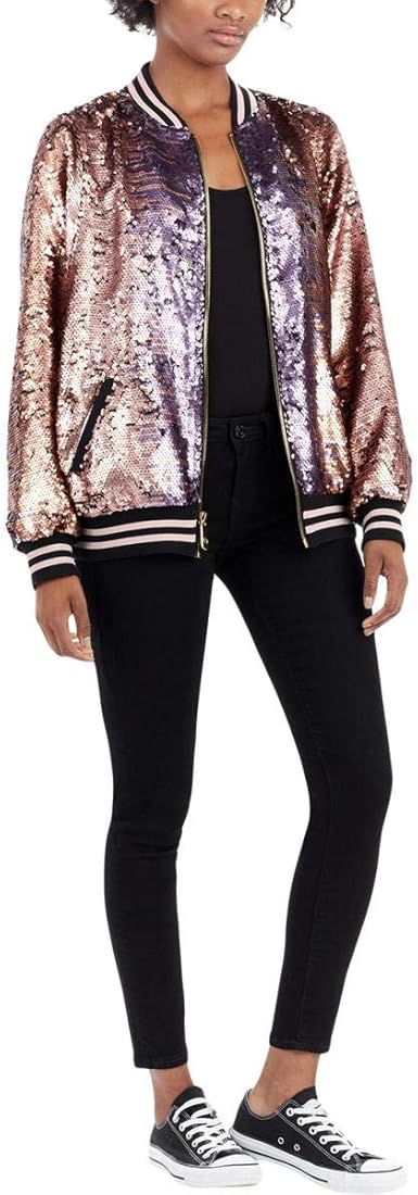 true religion sequin bomber jacket