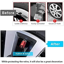 4pcs Car Tire Valve Caps Dust Caps for Tesla with