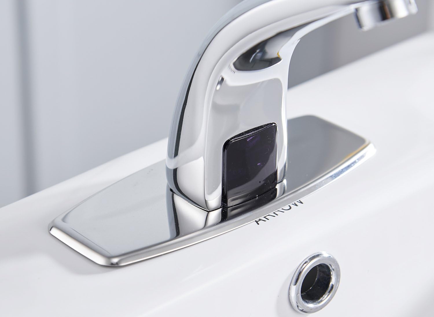 Greenspring Bathroom Faucet Automatic Sensor Touchless Bathroom Sink Faucets with Hole Cover Plate Hands Free Chrome Vanity Faucets Commercial - - 