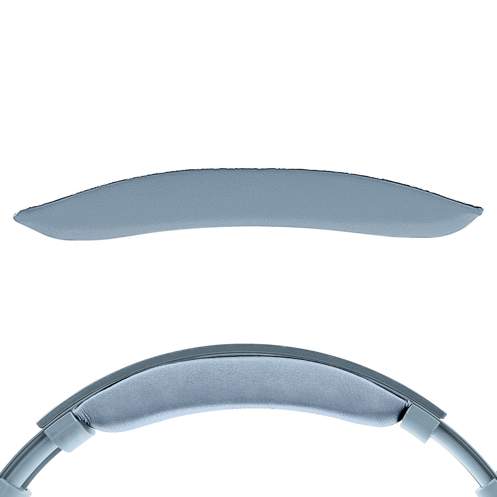 Geekria Protein Leather Headband Pad Compatible with SONY MDR-100ABN Headphones, Replacement Band Repair Part (Moonlight Blue)