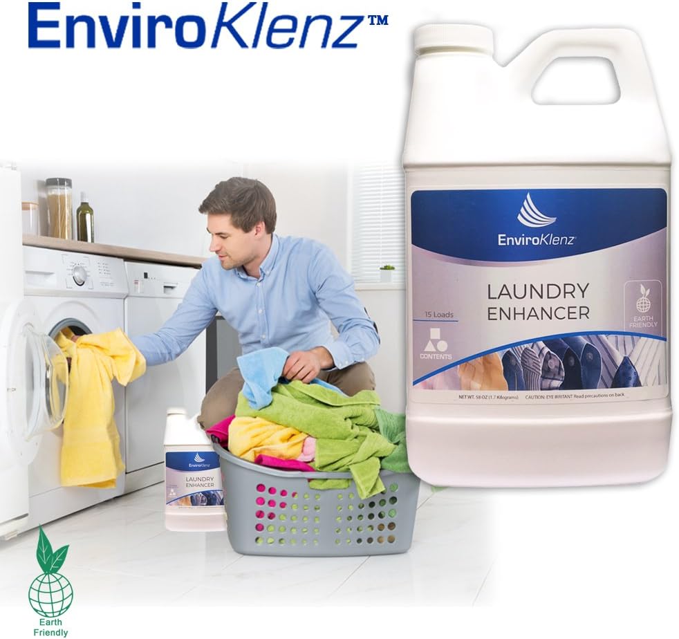 EnviroKlenz Laundry Odor Eliminator Detergent Booster, Best