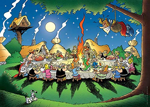 Asterix Family Banquet, 1500 Piece Jigsaw Puzzle Made by Ravensburger